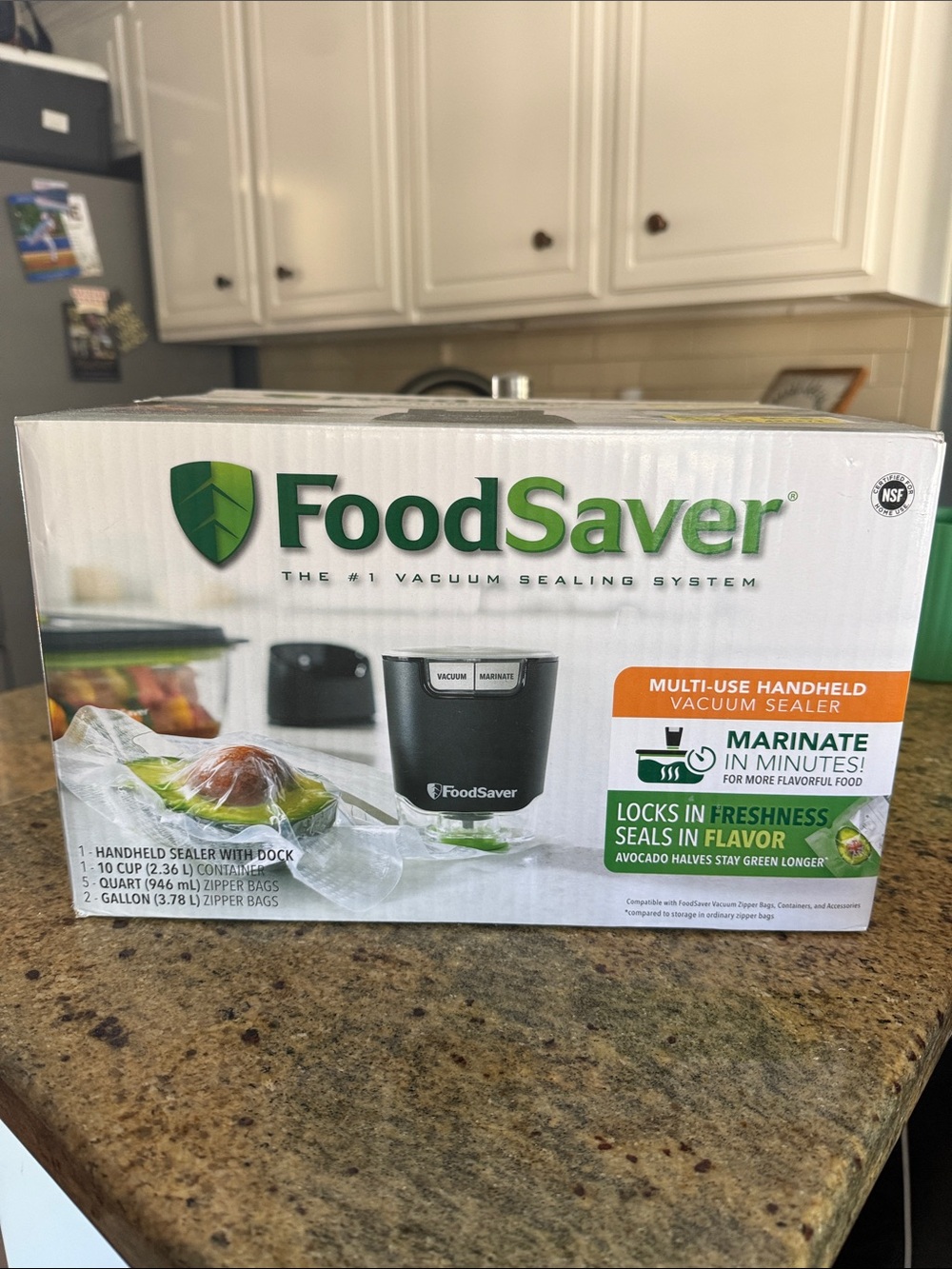 Food Saver Mutil Use Handheld Vacuum Sealer NIB